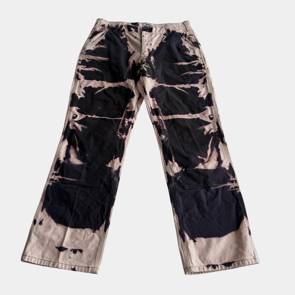 Carhartt‎ Bleach Dyed Rugged Flex Relaxed Fit Double Front Utility Pant 34W 32L